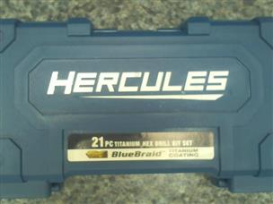 Hercules drill bit discount set